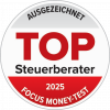 Logo TOP Steuerberater Focus Money 2025